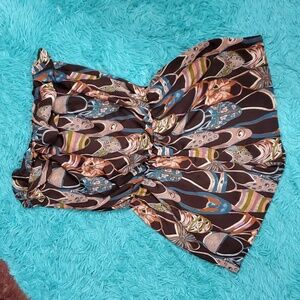 Freshline Shoe Print Strapless Romper